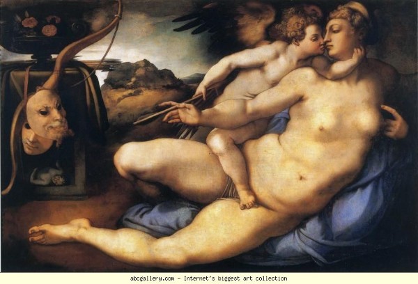 Jacopo Potormo: Venus en Cupido, ca. 1533 Jacopo Potormo: Venus en Cupido, ca. 1533